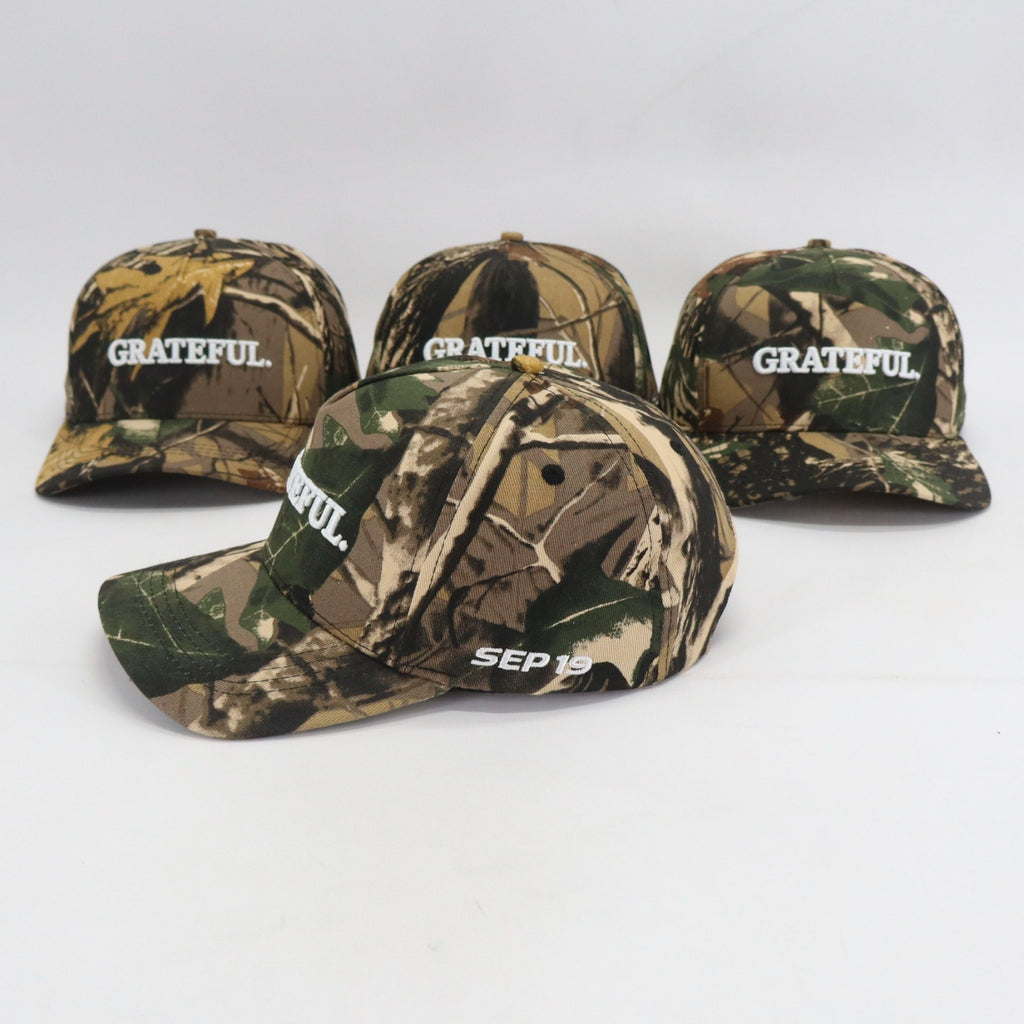 The Grateful State Camo Cap